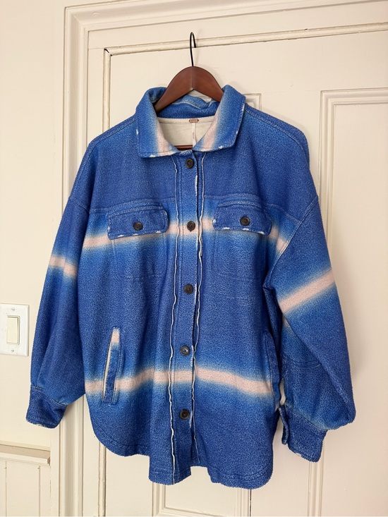 Free People Jackets & Blazers - Free People Ruby Jacket Deep Sea Combo Colourway. Sz XS. Good Condition. SPRING